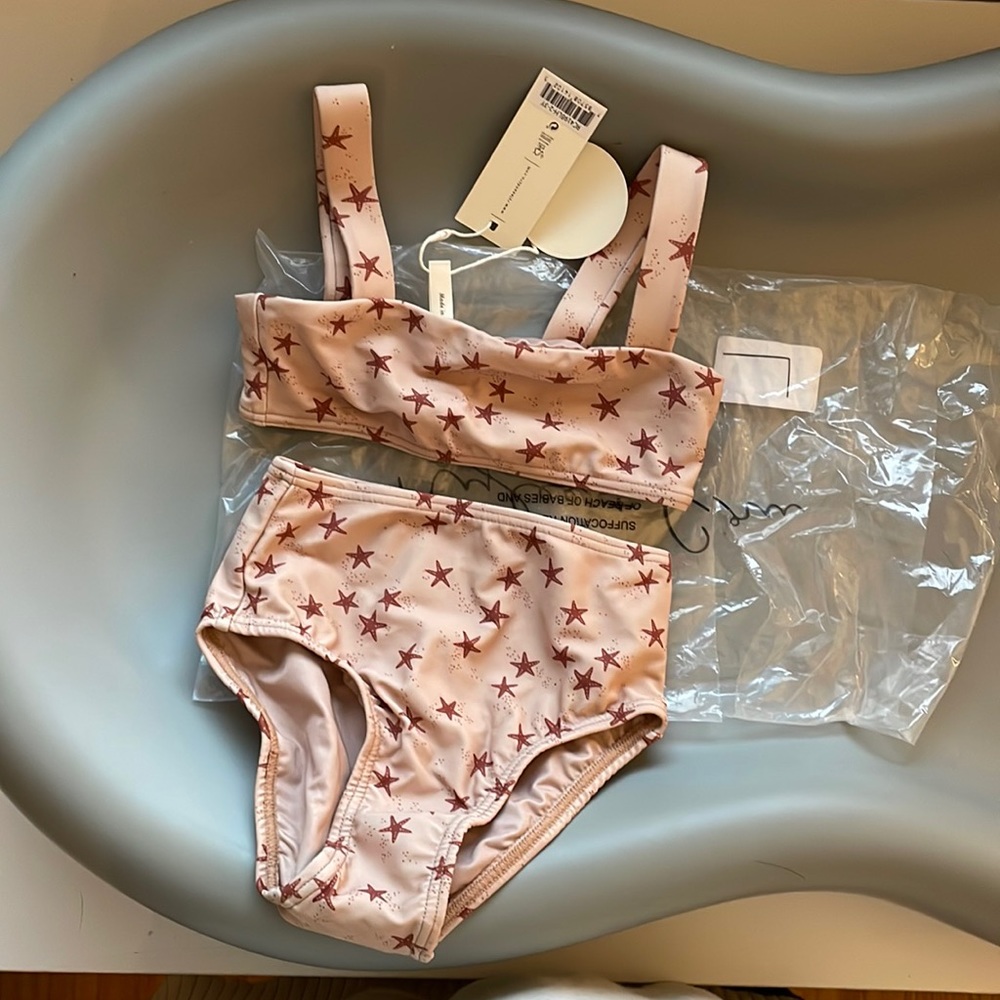 NWT Rylee + Cru Swimsuit, never worn, size 2-3 years
